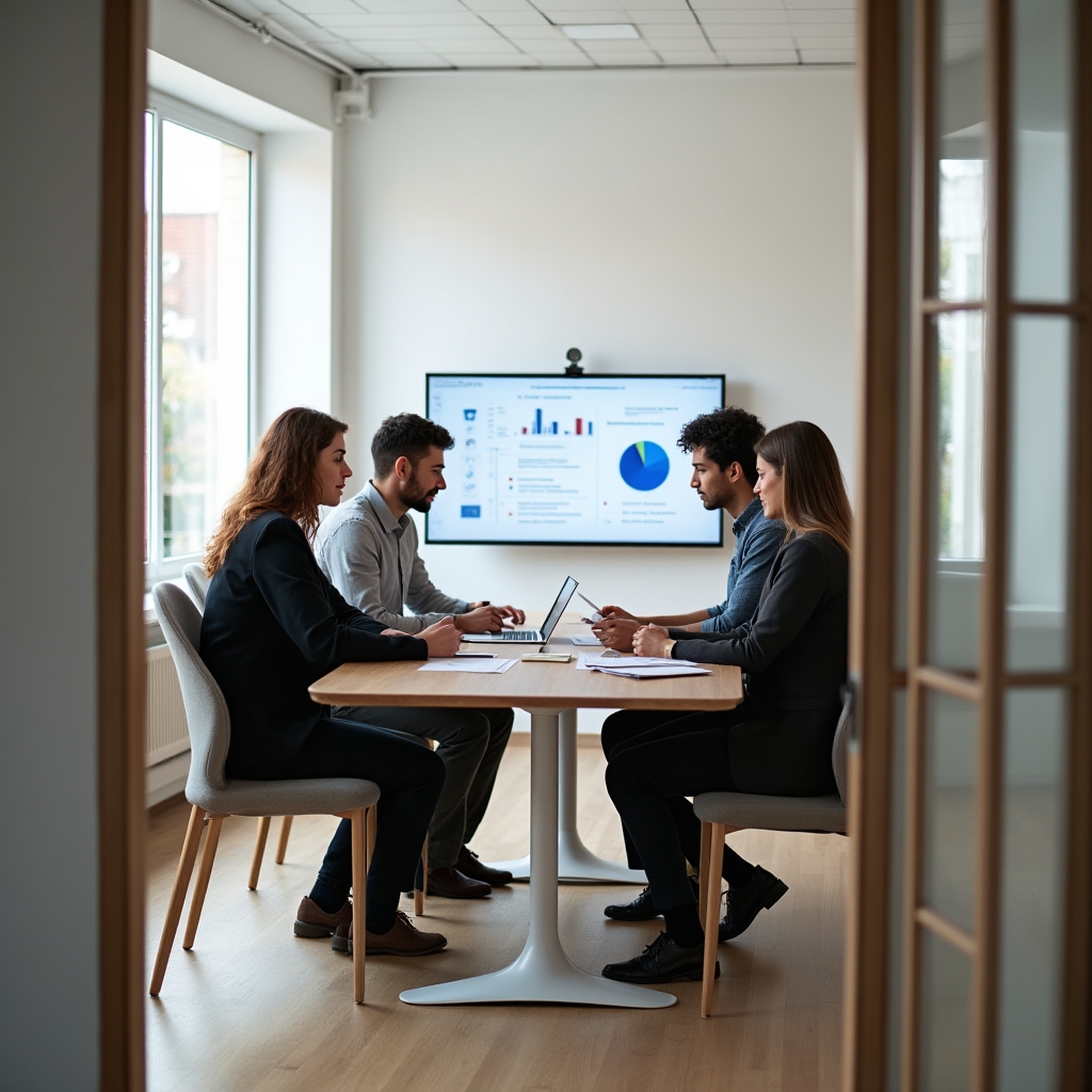 Réunion stratégique d'entreprise